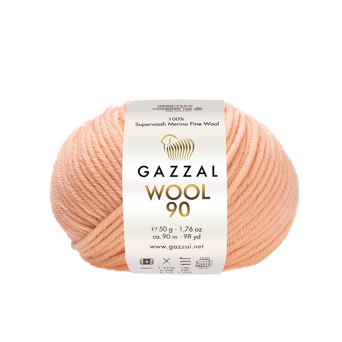 Gazzal Wool 90 3652 yarn by YarnPark