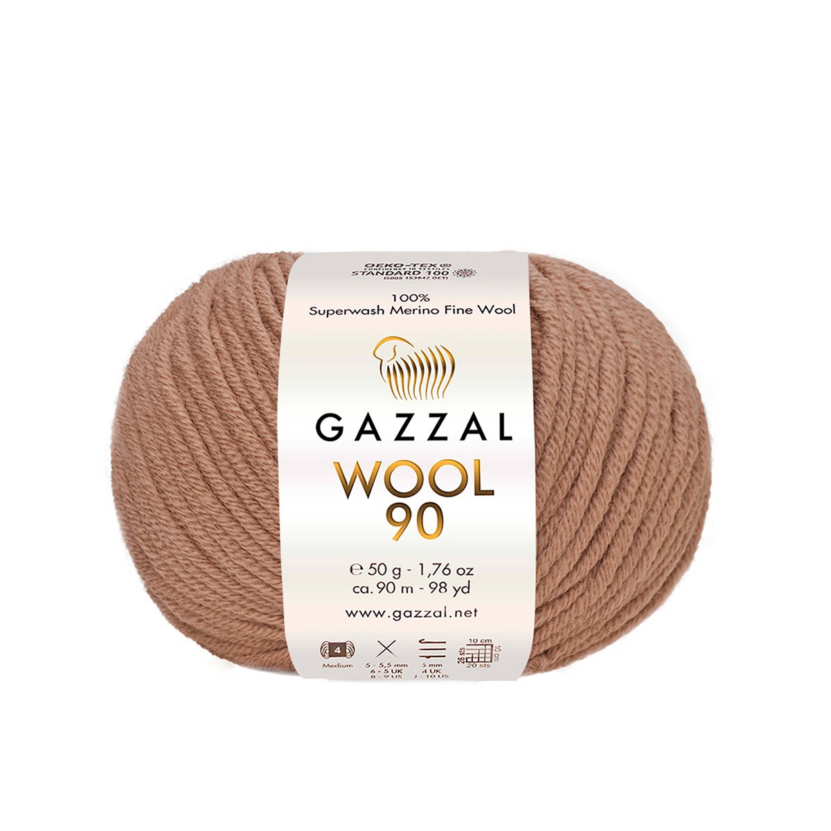 Gazzal Wool 90 3654 yarn by YarnPark