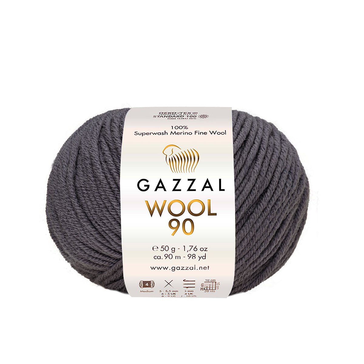 Gazzal Wool 90 3657 yarn by YarnPark