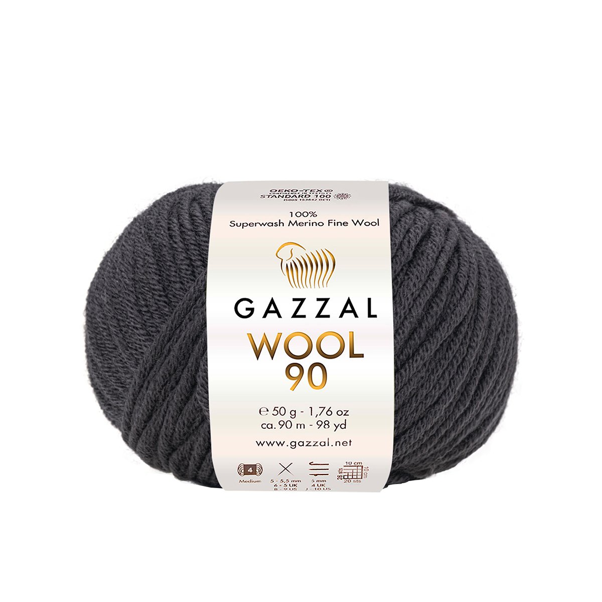 Gazzal Wool 90 3658 yarn by YarnPark