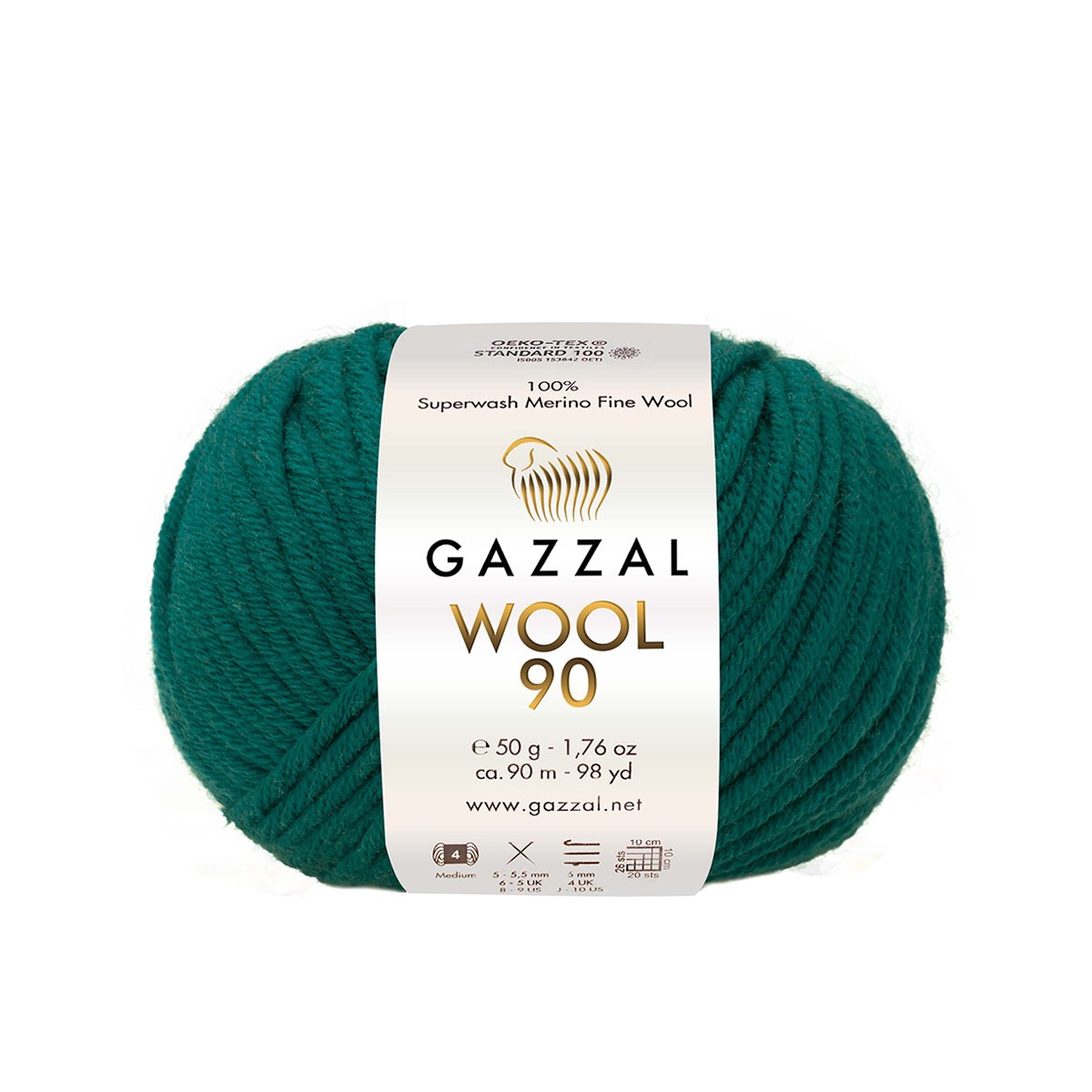 Gazzal Wool 90 3674 yarn by YarnPark