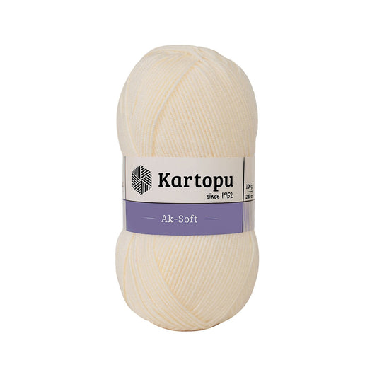 Kartopu Ak-Soft K025 yarn by YarnPark