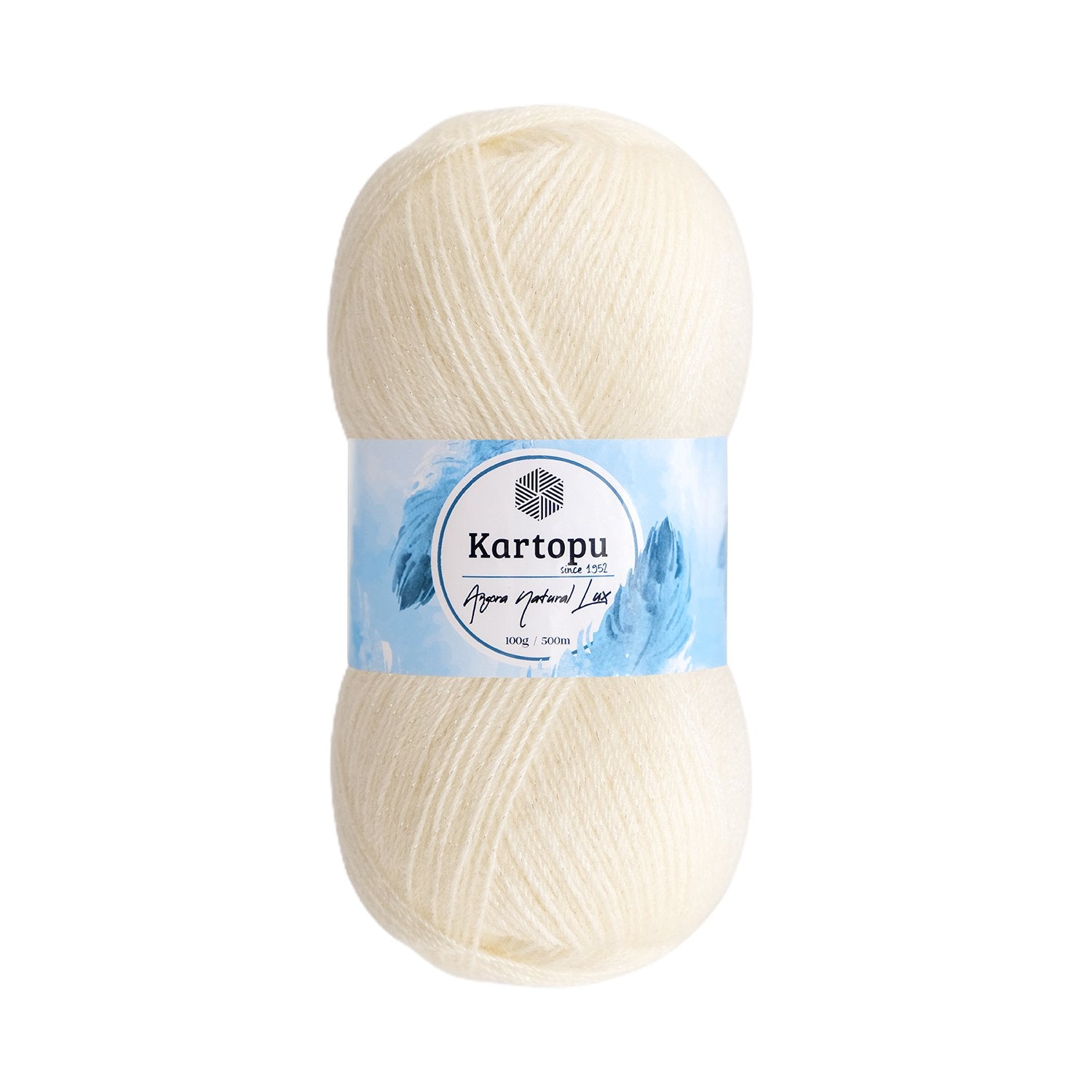 Kartopu Angora Natural Lux K025 yarn by YarnPark