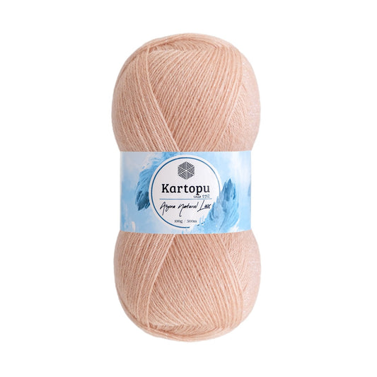 Kartopu Angora Natural Lux K1873 yarn by YarnPark