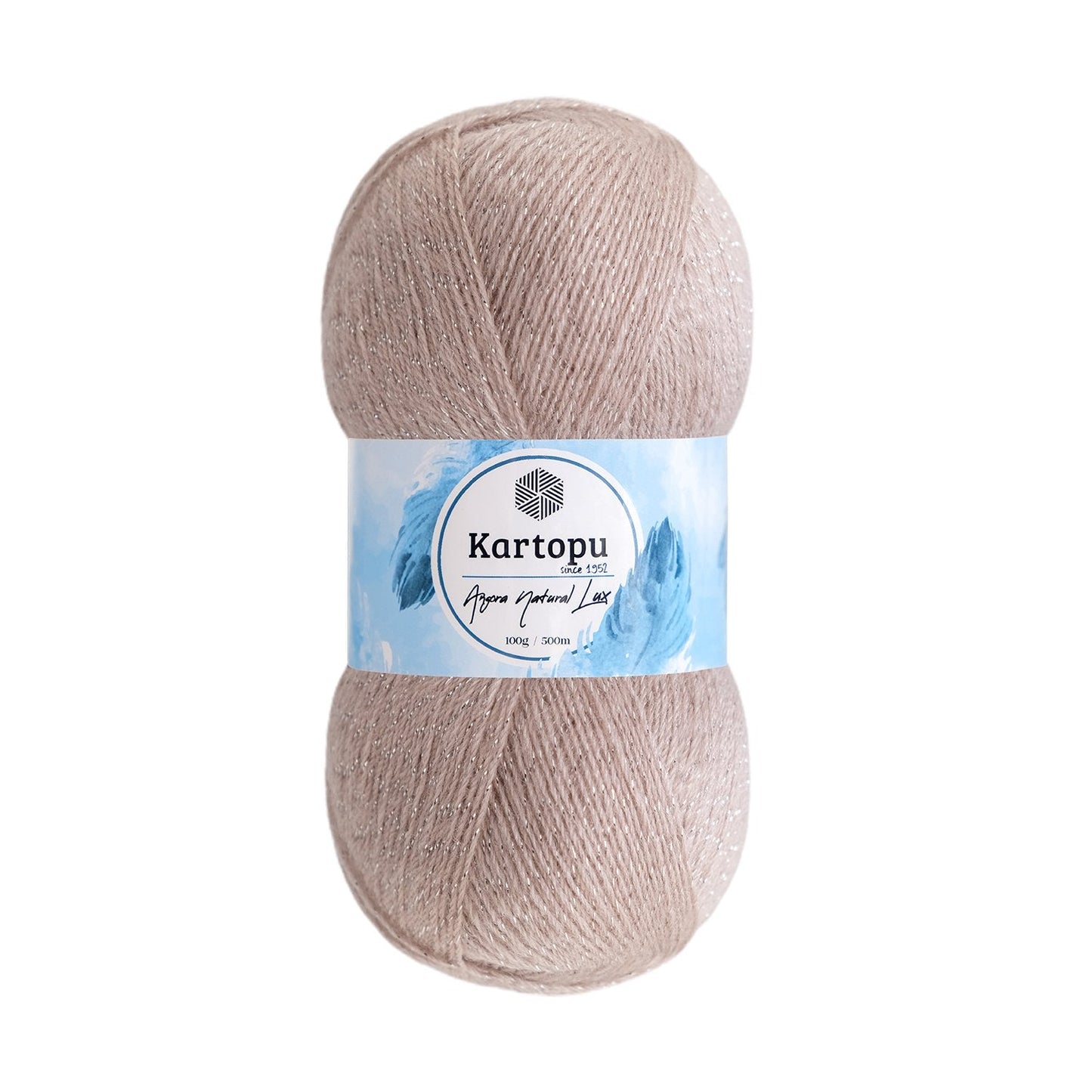 Kartopu Angora Natural Lux K762 yarn by YarnPark