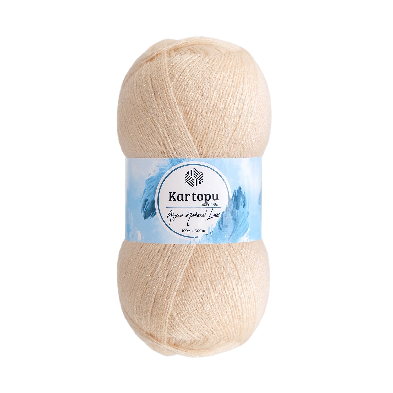 Kartopu Angora Natural Lux K845 yarn by YarnPark