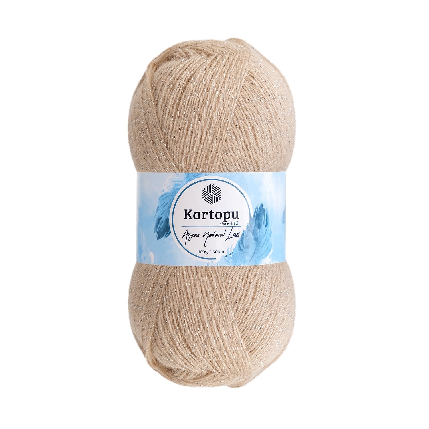 Kartopu Angora Natural Lux K855 yarn by YarnPark