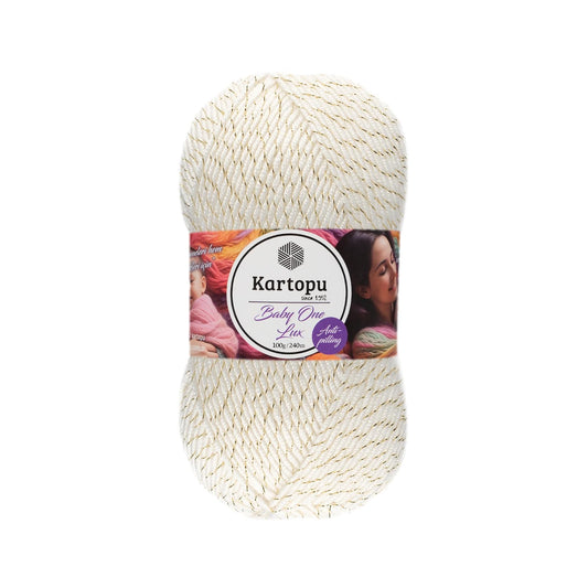 Kartopu Baby One Lux K010-AL yarn by YarnPark