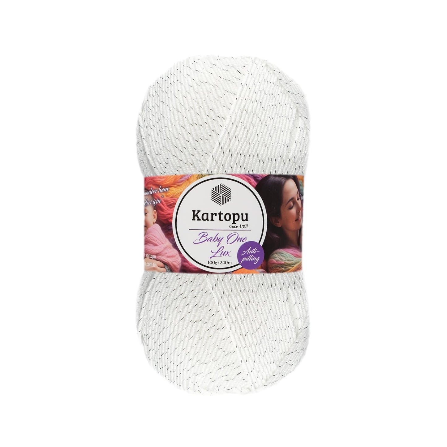 Kartopu Baby One Lux K010-GU yarn by YarnPark