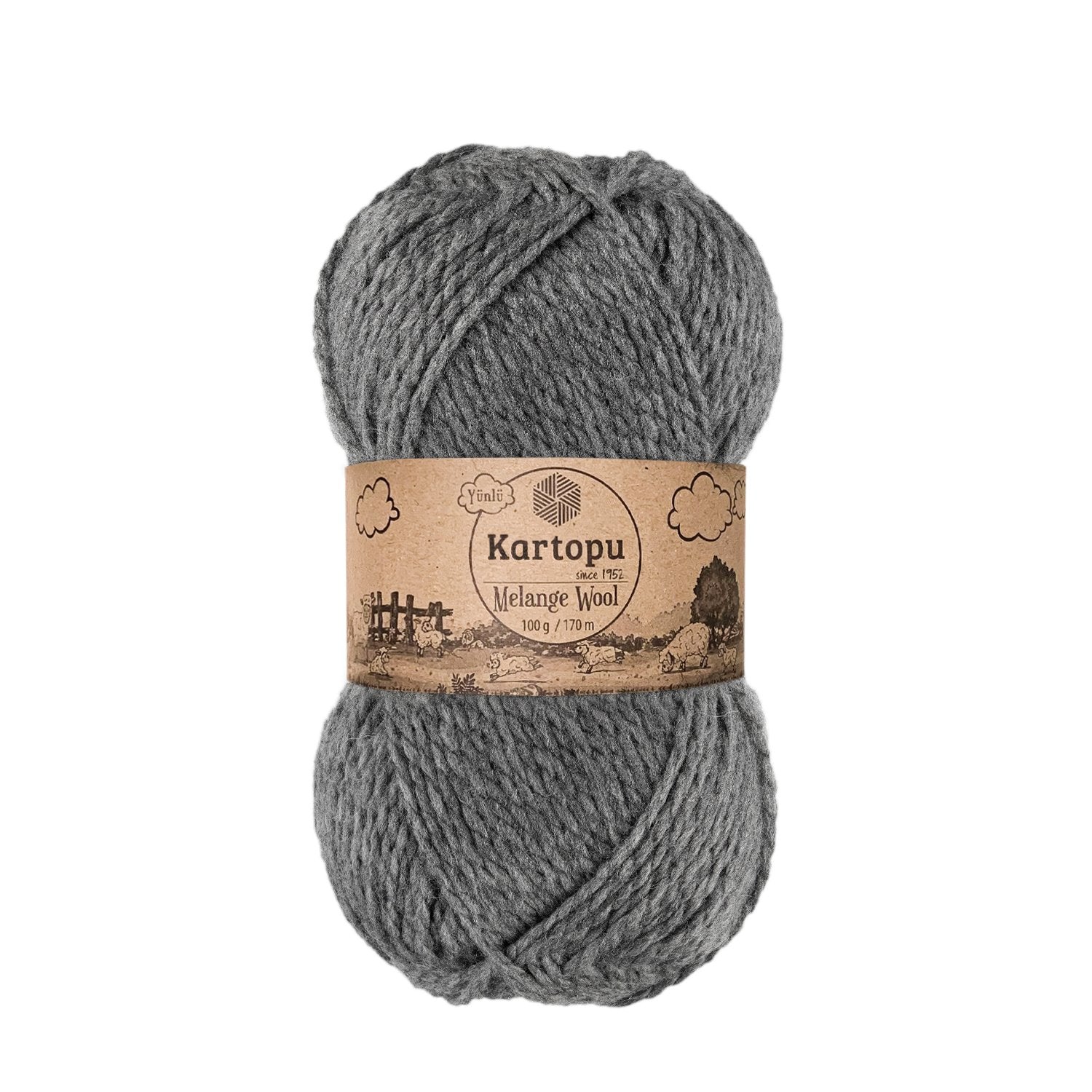 Kartopu Melange Wool K1002 yarn by YarnPark