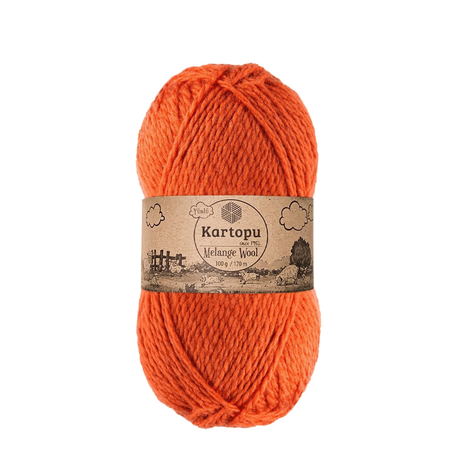 Kartopu Melange Wool K1210 yarn by YarnPark