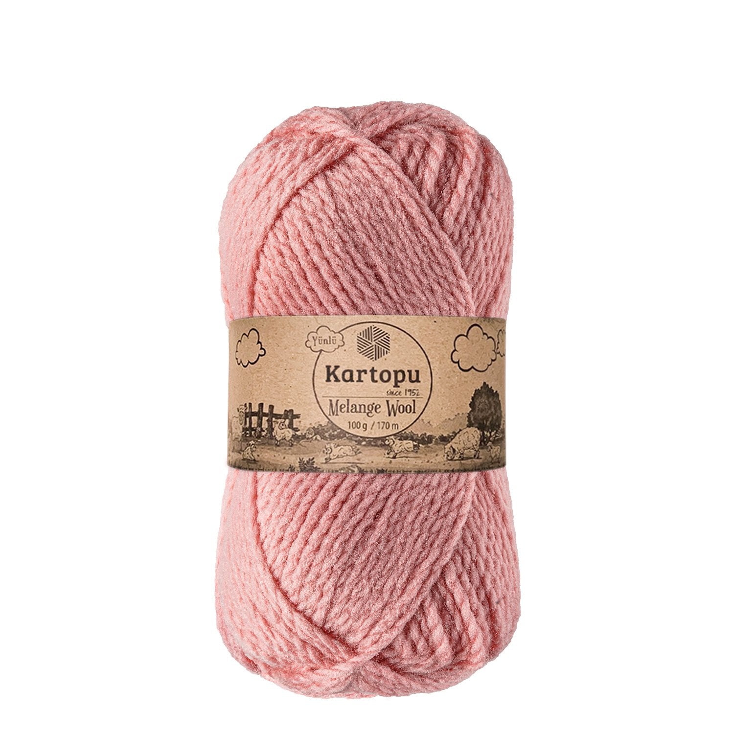 Kartopu Melange Wool K2116 yarn by YarnPark