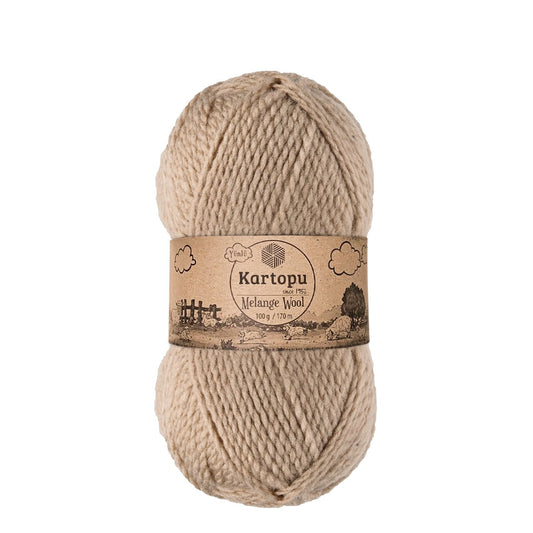 Kartopu Melange Wool K880 yarn by YarnPark