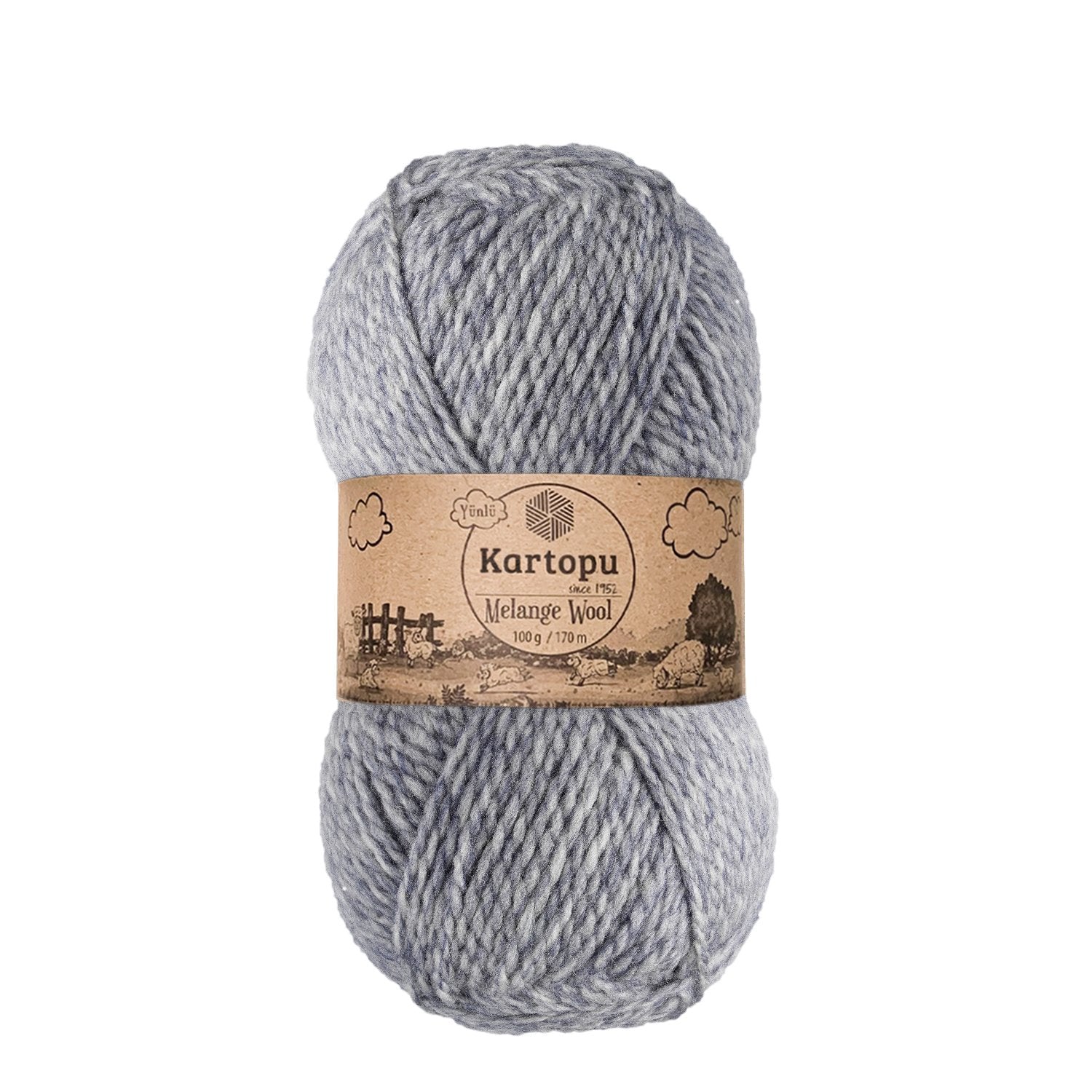 Kartopu Melange Wool K9001 yarn by YarnPark