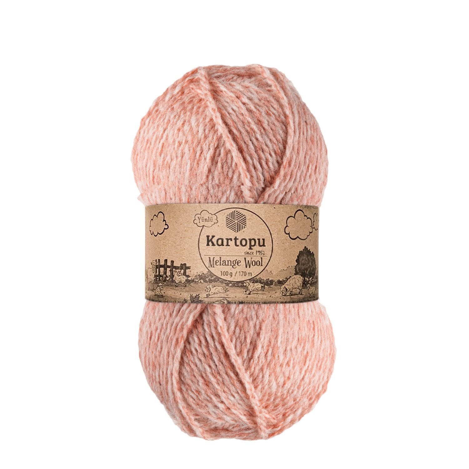 Kartopu Melange Wool K9003 yarn by YarnPark