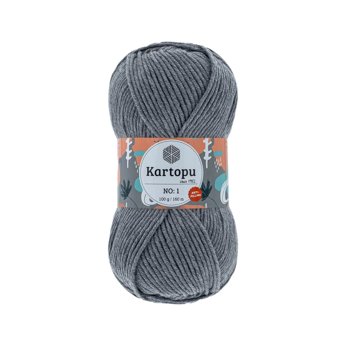 Kartopu No 1 K1002 yarn by YarnPark