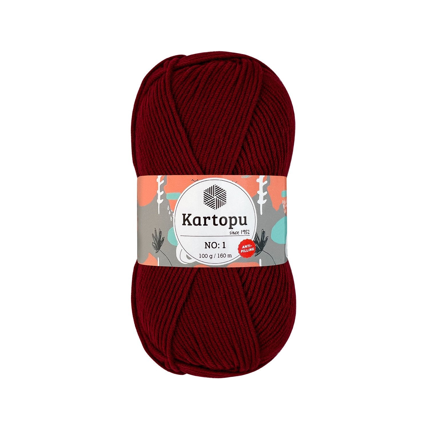 Kartopu No 1 K129 yarn by YarnPark