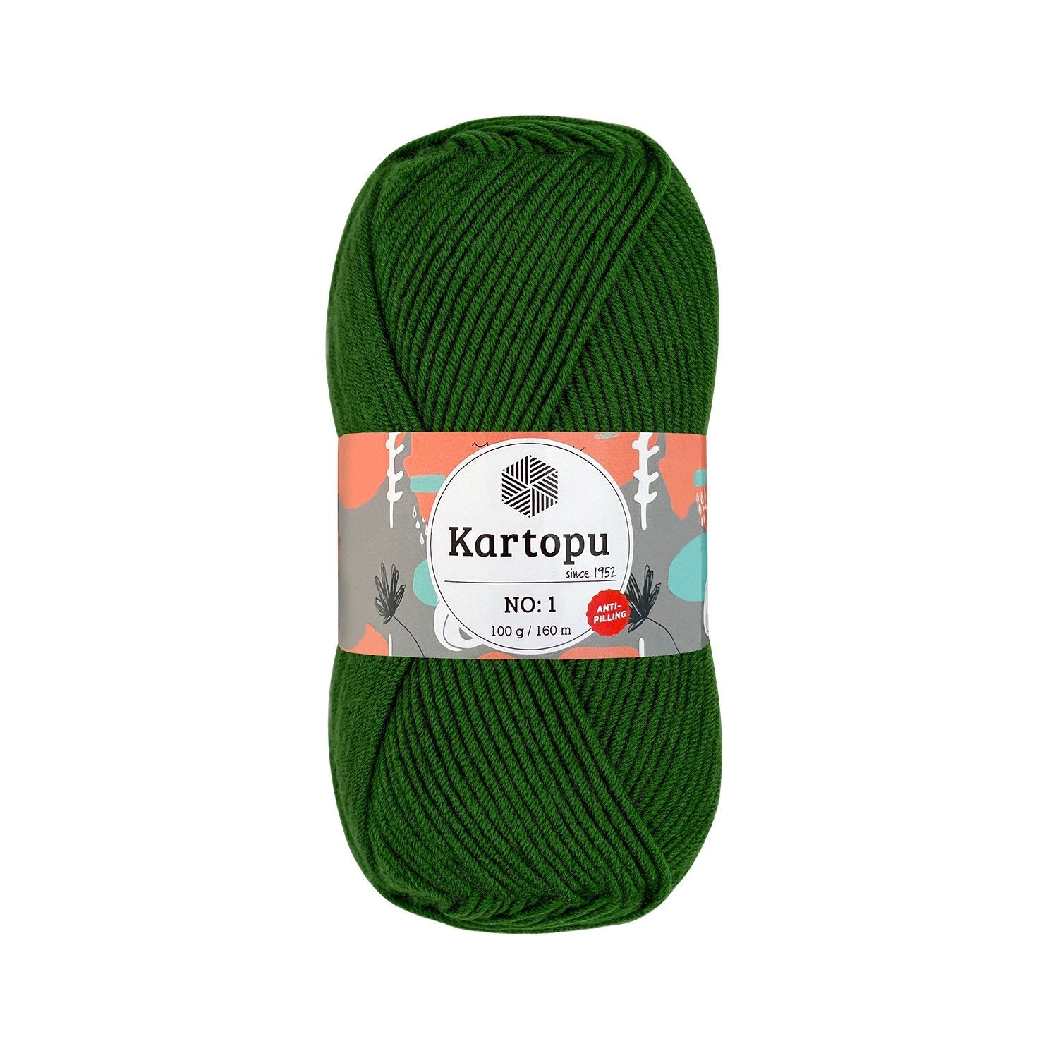 Kartopu No 1 K1391 yarn by YarnPark