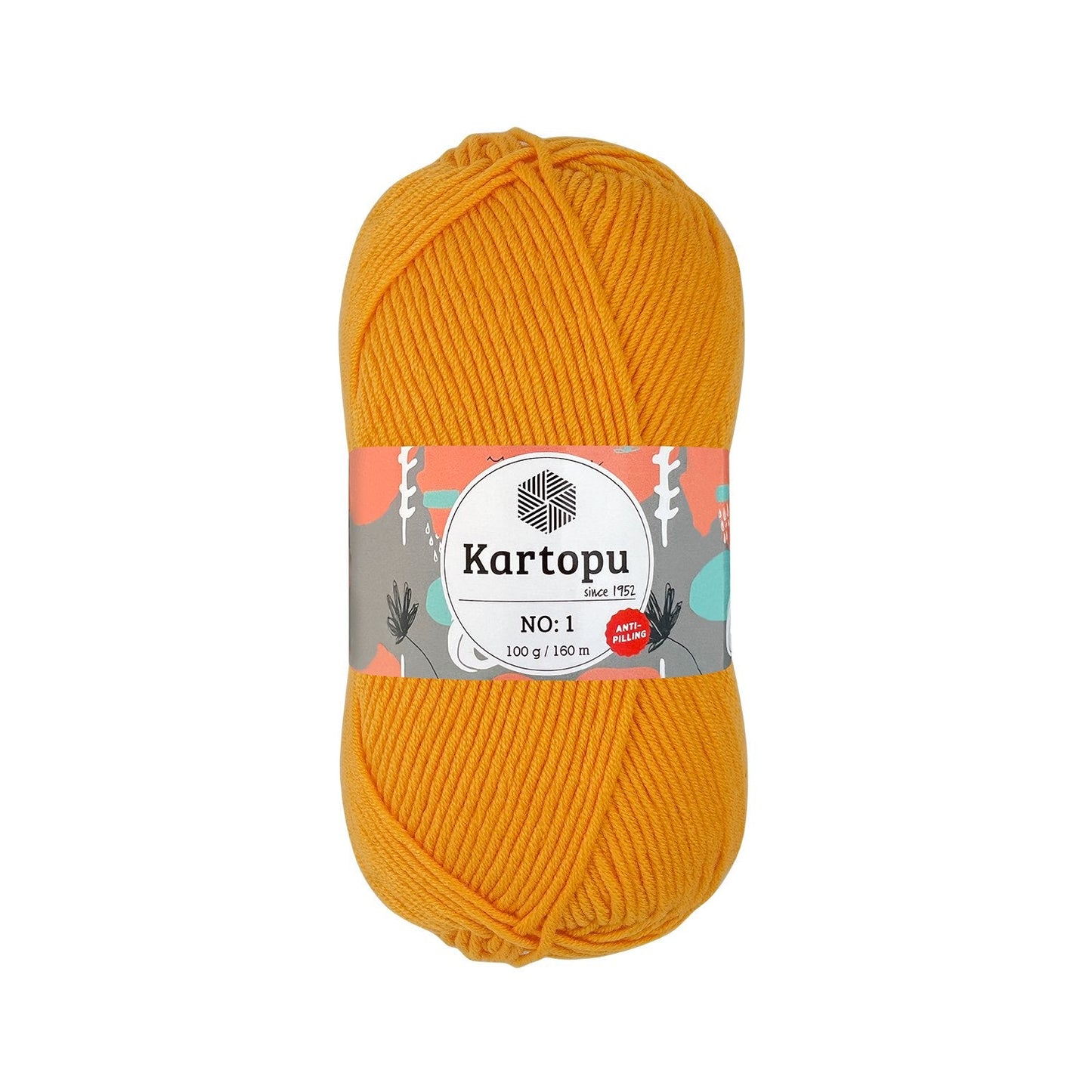 Kartopu No 1 K154 yarn by YarnPark