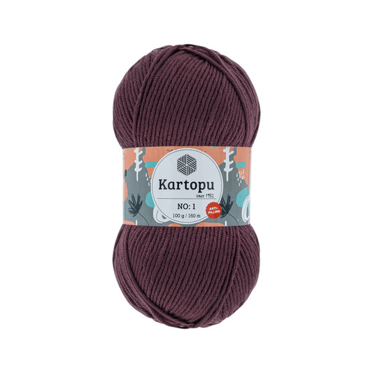 Kartopu No 1 K1707 yarn by YarnPark