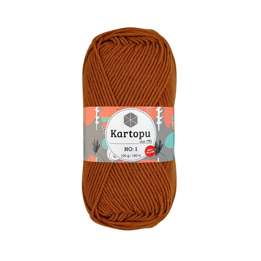 Kartopu No 1 K1854 yarn by YarnPark