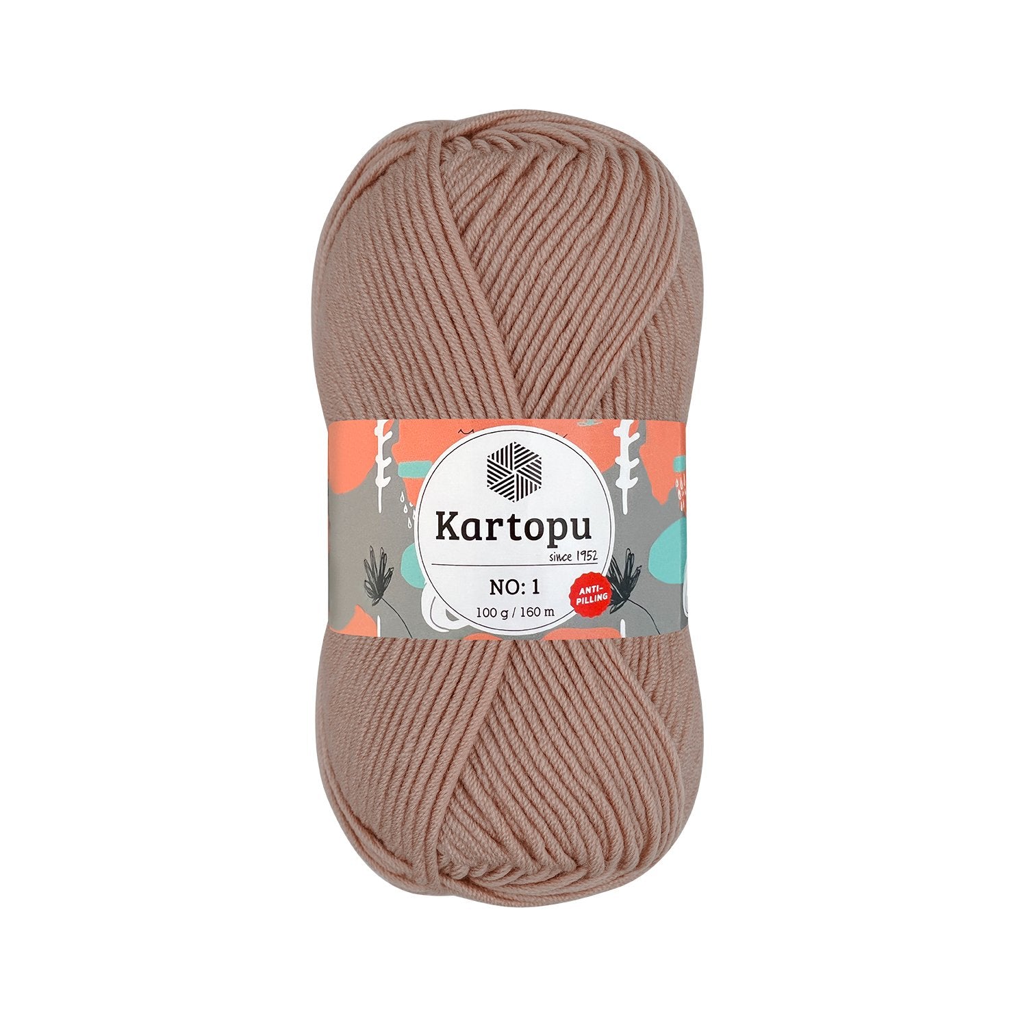 Kartopu No 1 K1873 yarn by YarnPark