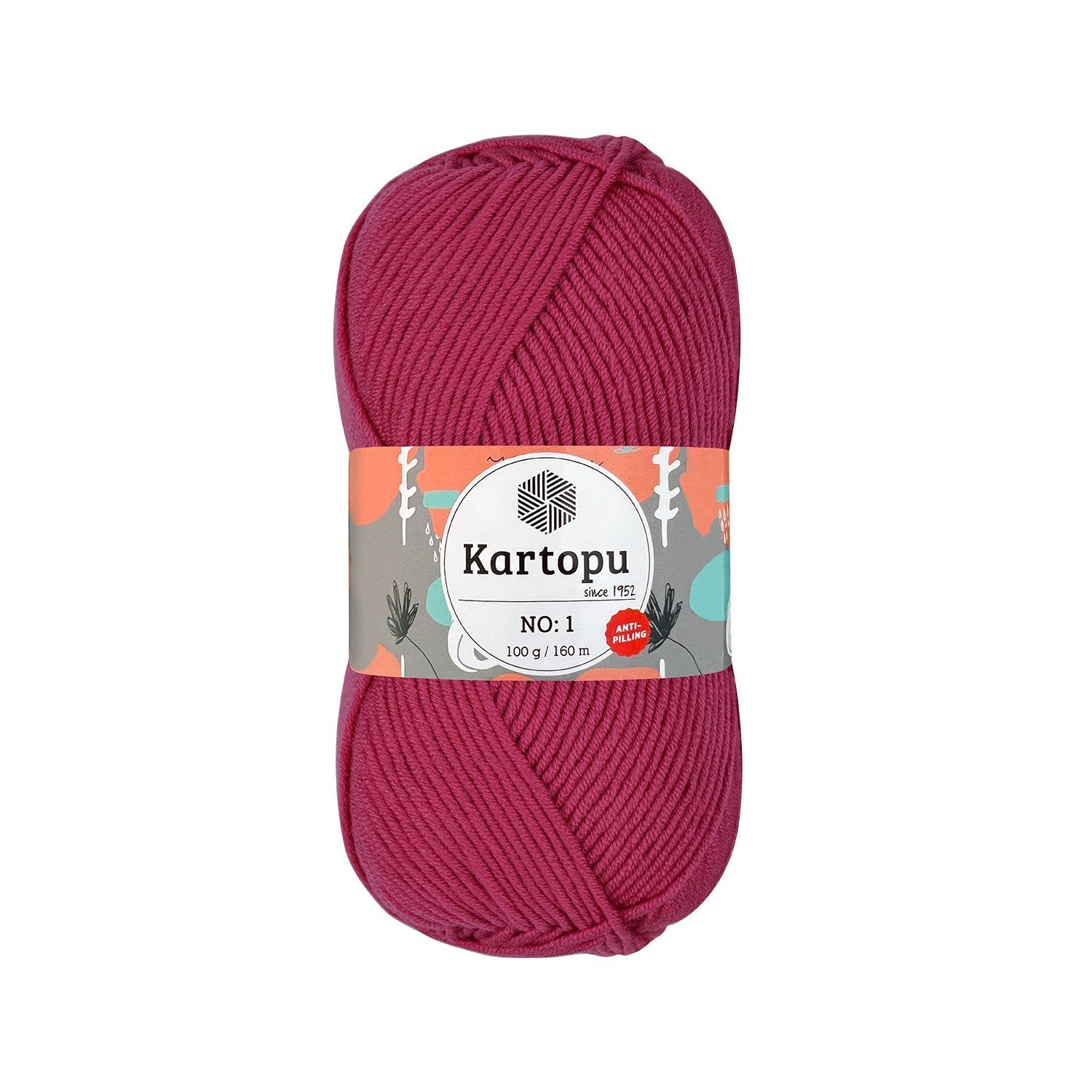 Kartopu No 1 K244 yarn by YarnPark