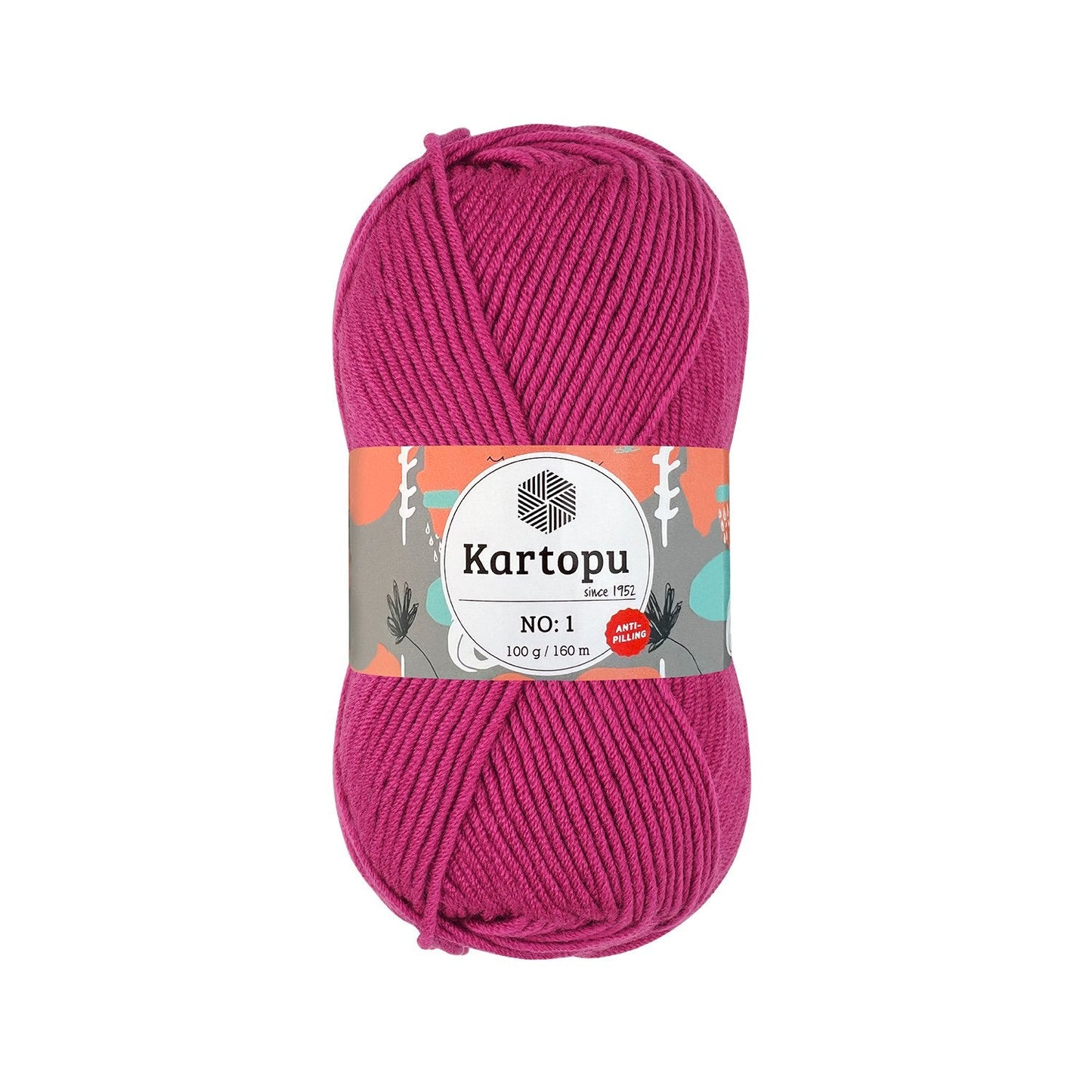 Kartopu No 1 K245 yarn by YarnPark