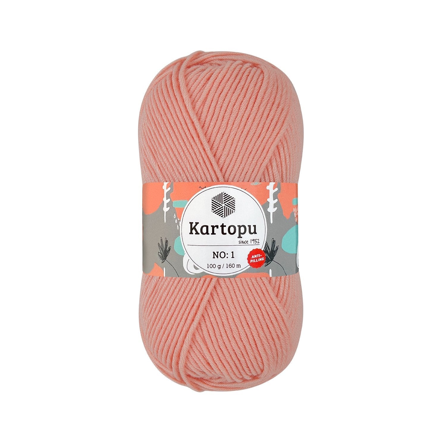 Kartopu No 1 K253 yarn by YarnPark