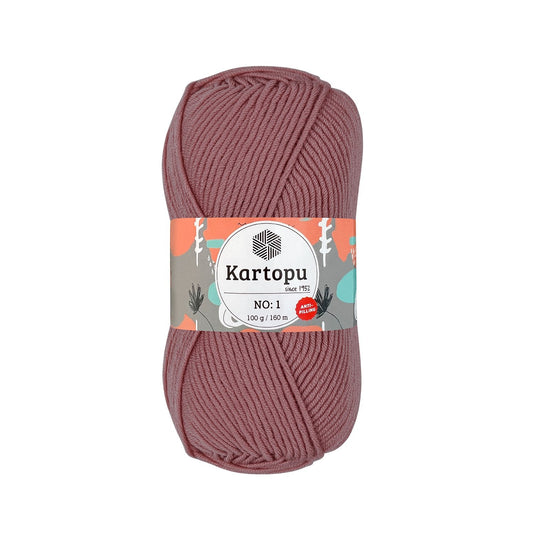 Kartopu No 1 K258 yarn by YarnPark