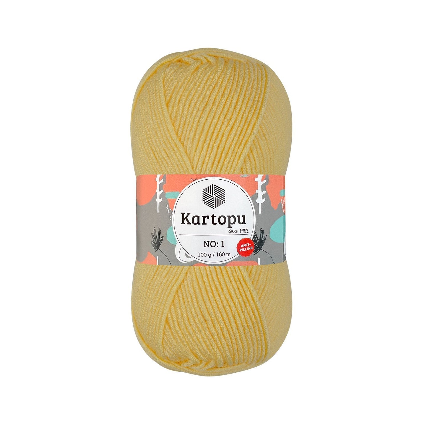 Kartopu No 1 K331 yarn by YarnPark