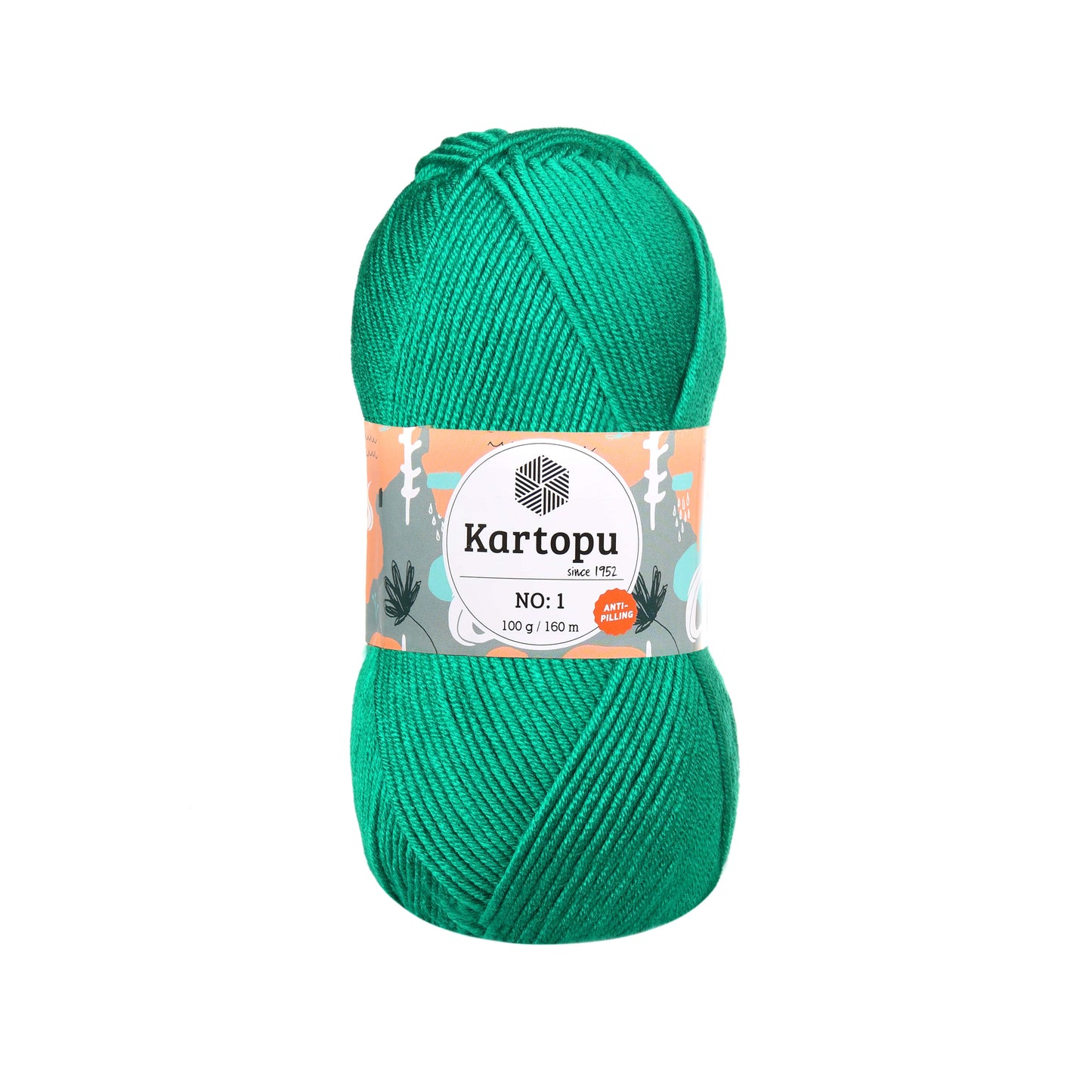 Kartopu No 1 K414 yarn by YarnPark