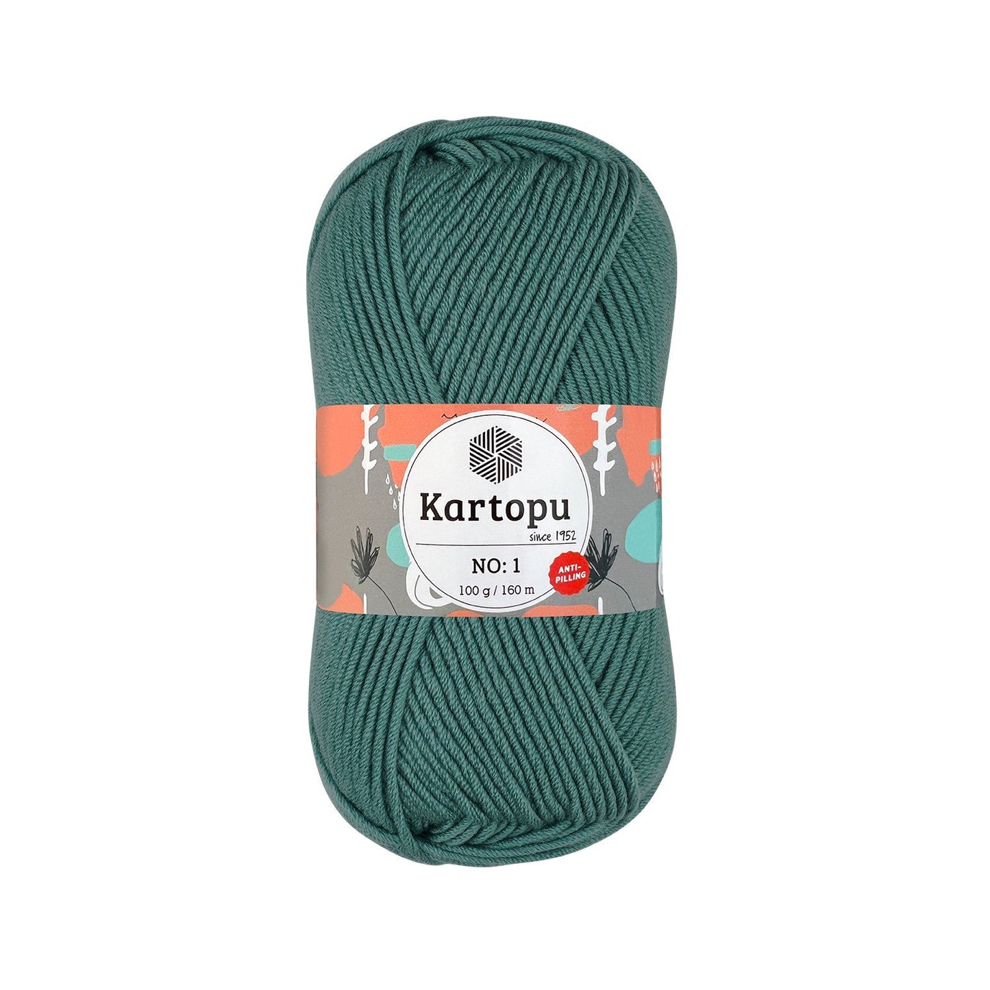 Kartopu No 1 K493 yarn by YarnPark