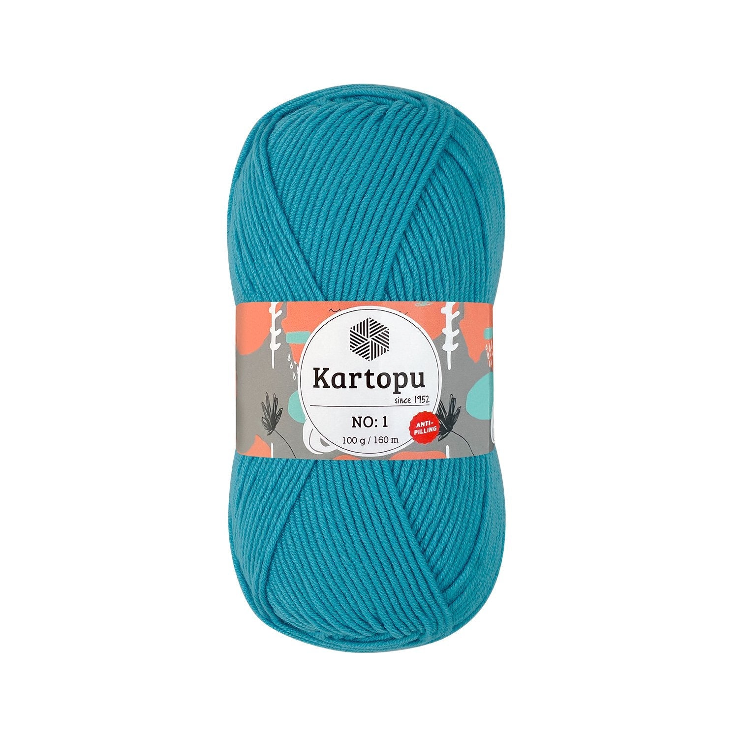 Kartopu No 1 K576 yarn by YarnPark