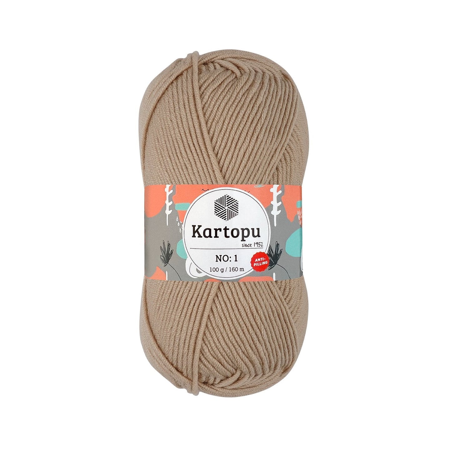 Kartopu No 1 K855 yarn by YarnPark