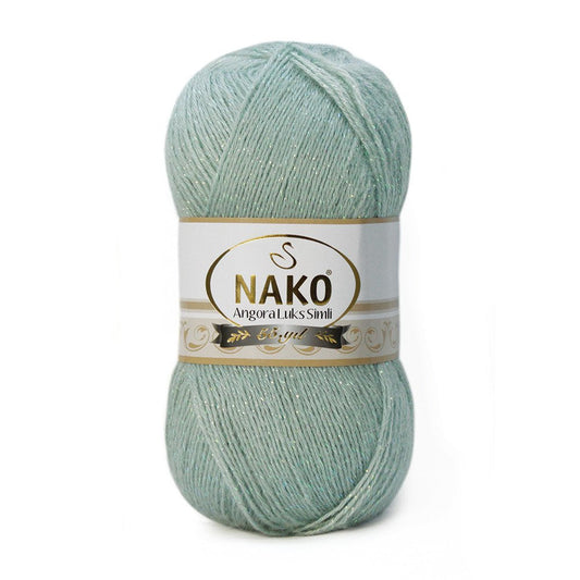 Nako Angora Luks Simli 10023 yarn by YarnPark