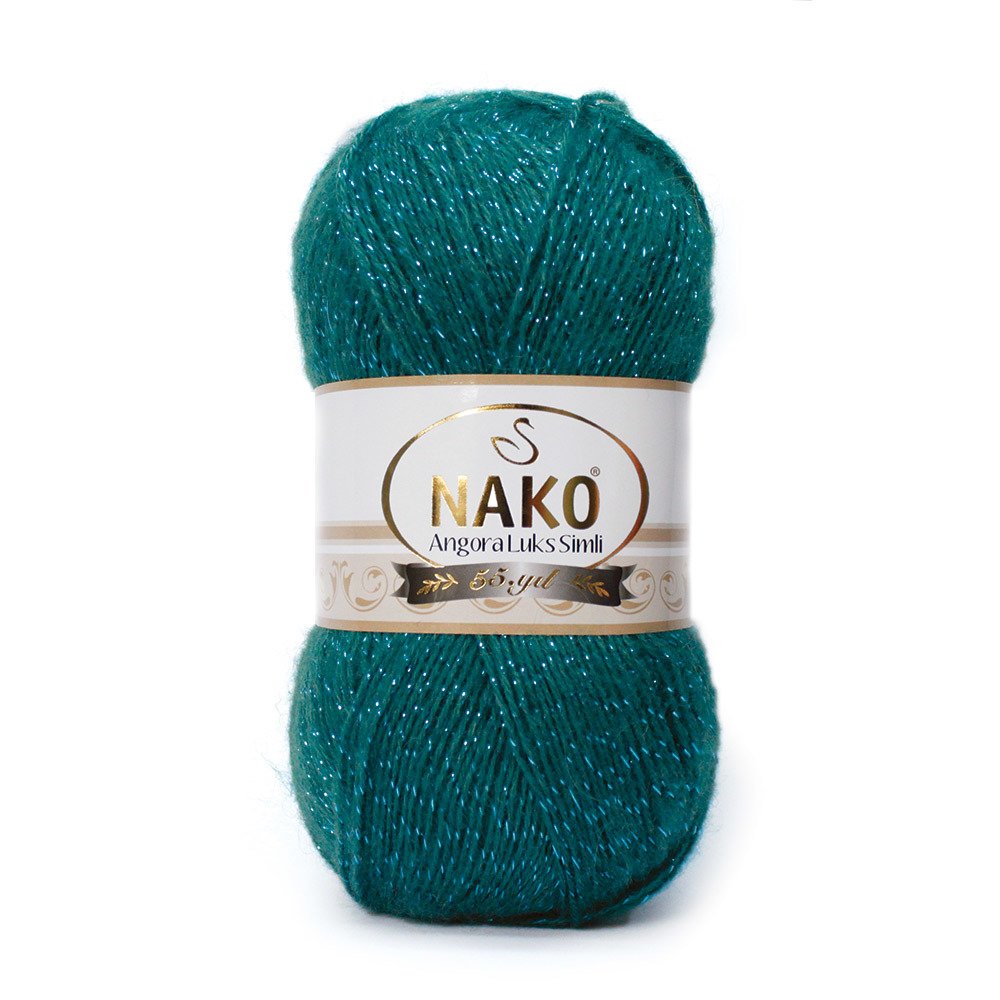 Nako Angora Luks Simli 10171 yarn by YarnPark