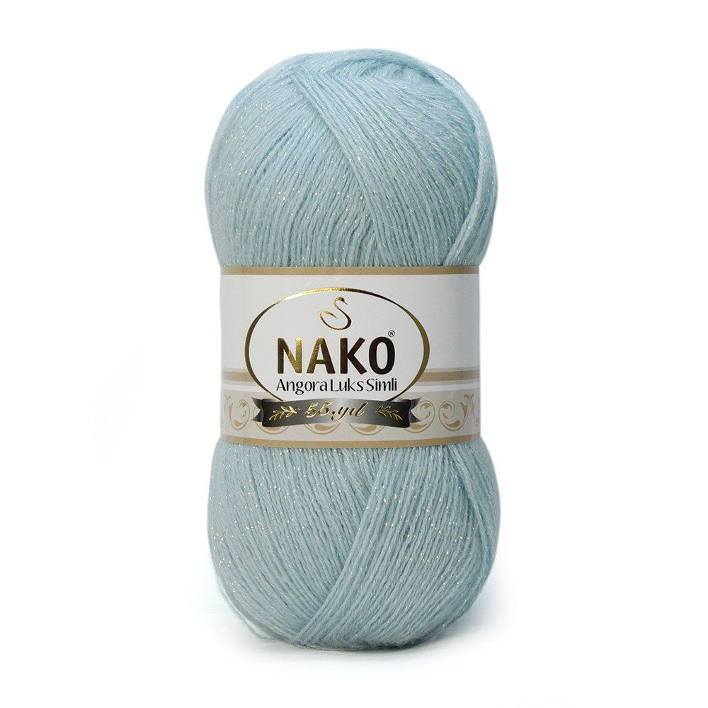 Nako Angora Luks Simli 10471 yarn by YarnPark