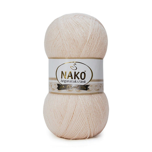 Nako Angora Luks Simli 11499 yarn by YarnPark