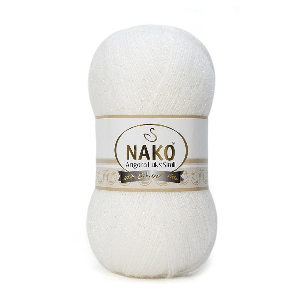 Nako Angora Luks Simli 208 yarn by YarnPark