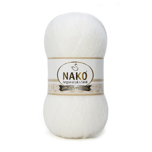 Nako Angora Luks Simli 208 yarn by YarnPark