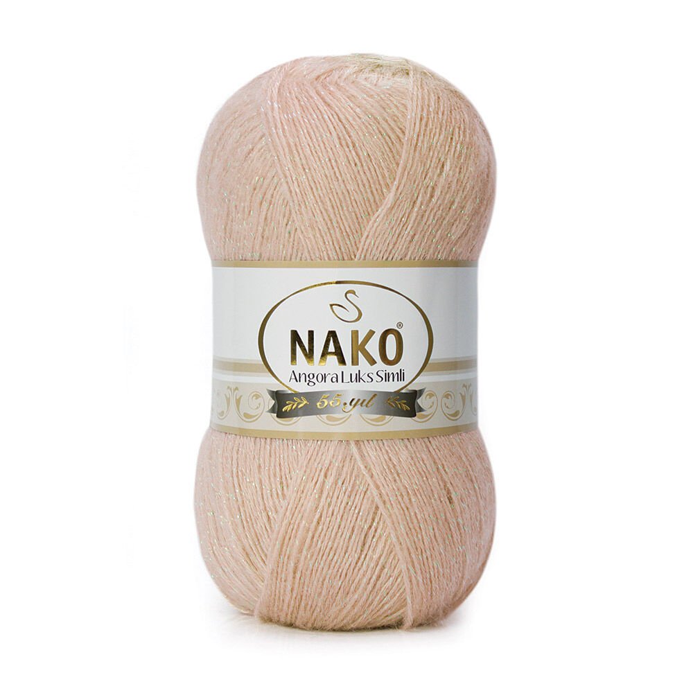 Nako Angora Luks Simli 2250 yarn by YarnPark