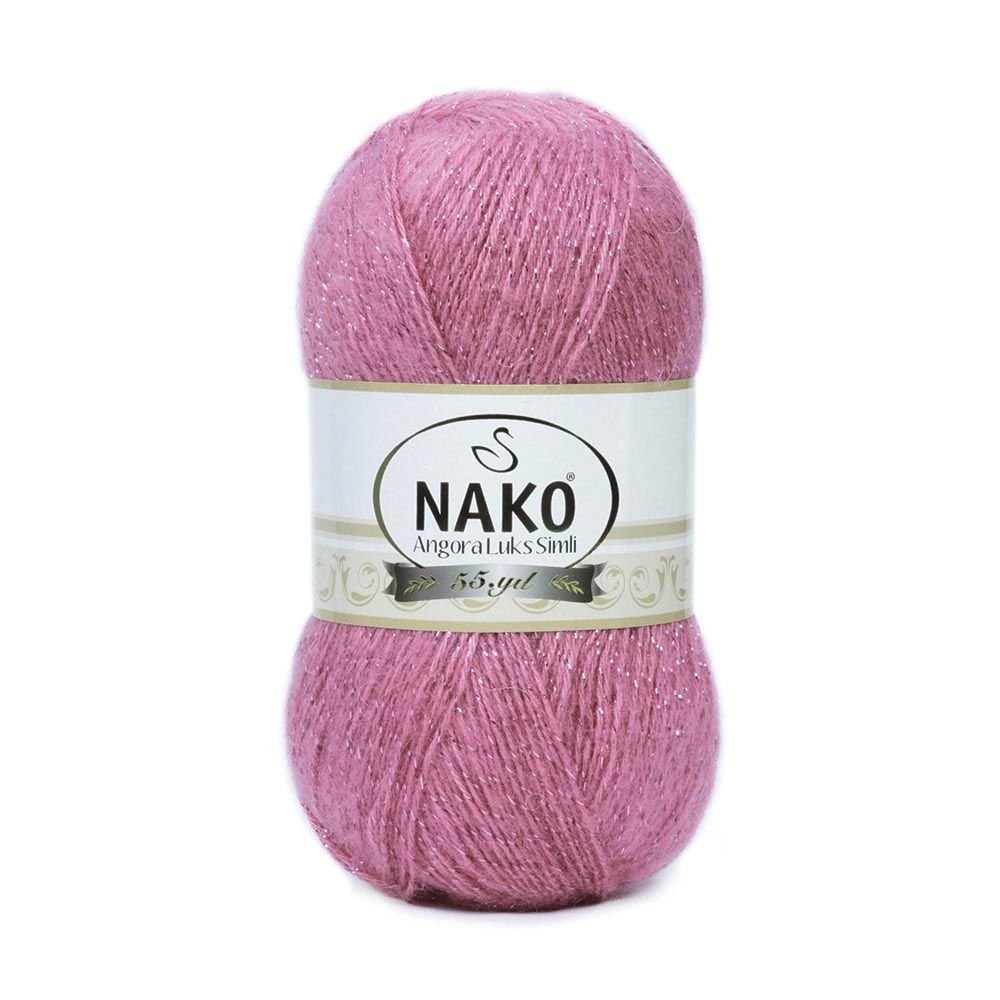 Nako Angora Luks Simli 6682 yarn by YarnPark