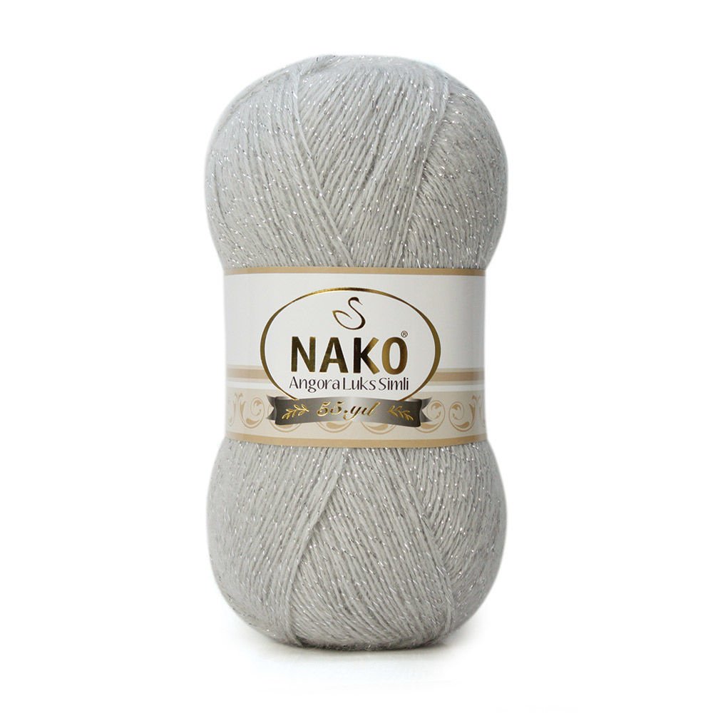 Nako Angora Luks Simli 969 yarn by YarnPark