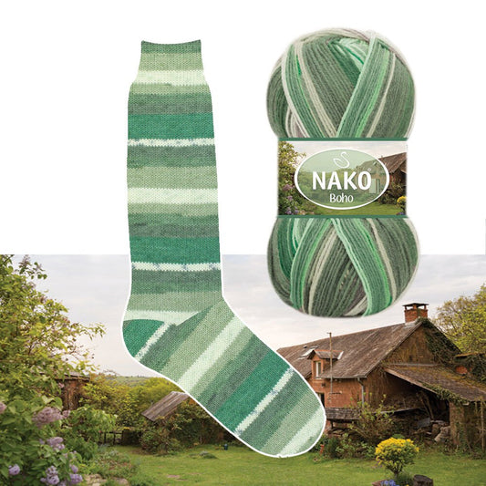 Nako Boho Desen 81815 yarn by YarnPark