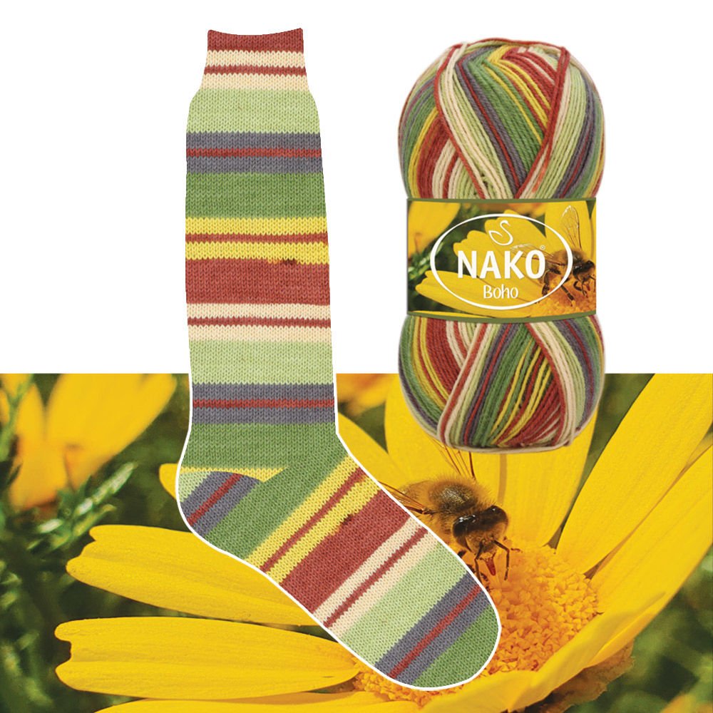 Nako Boho Desen 82167 yarn by YarnPark