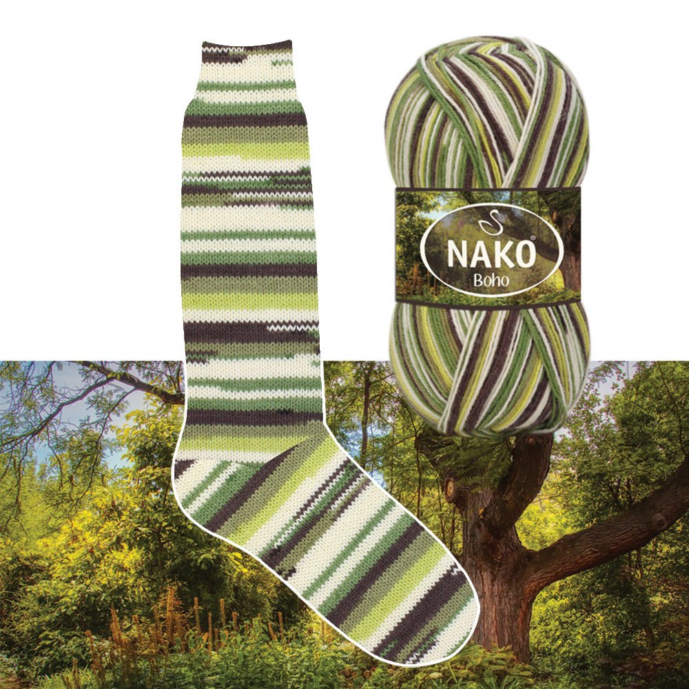 Nako Boho Desen 82168 yarn by YarnPark