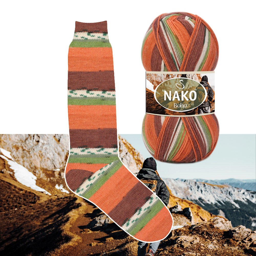 Nako Boho Desen 82689 yarn by YarnPark