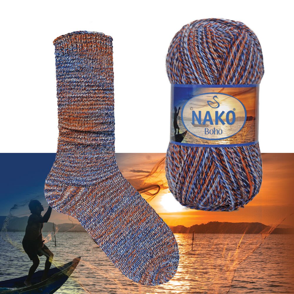 Nako Boho Desen 87718 yarn by YarnPark