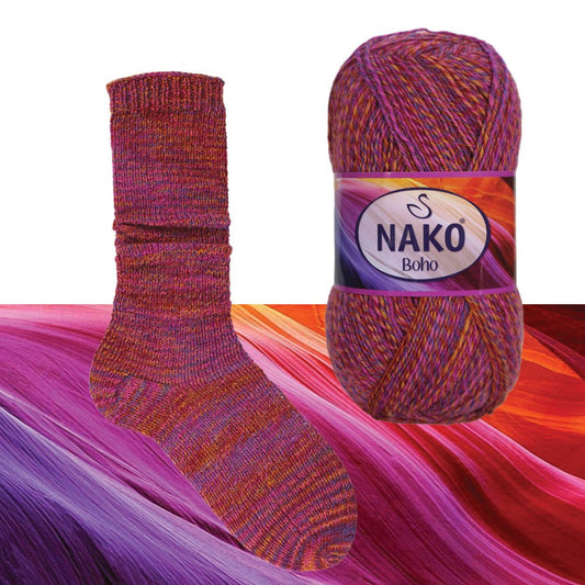 Nako Boho Desen 87720 yarn by YarnPark